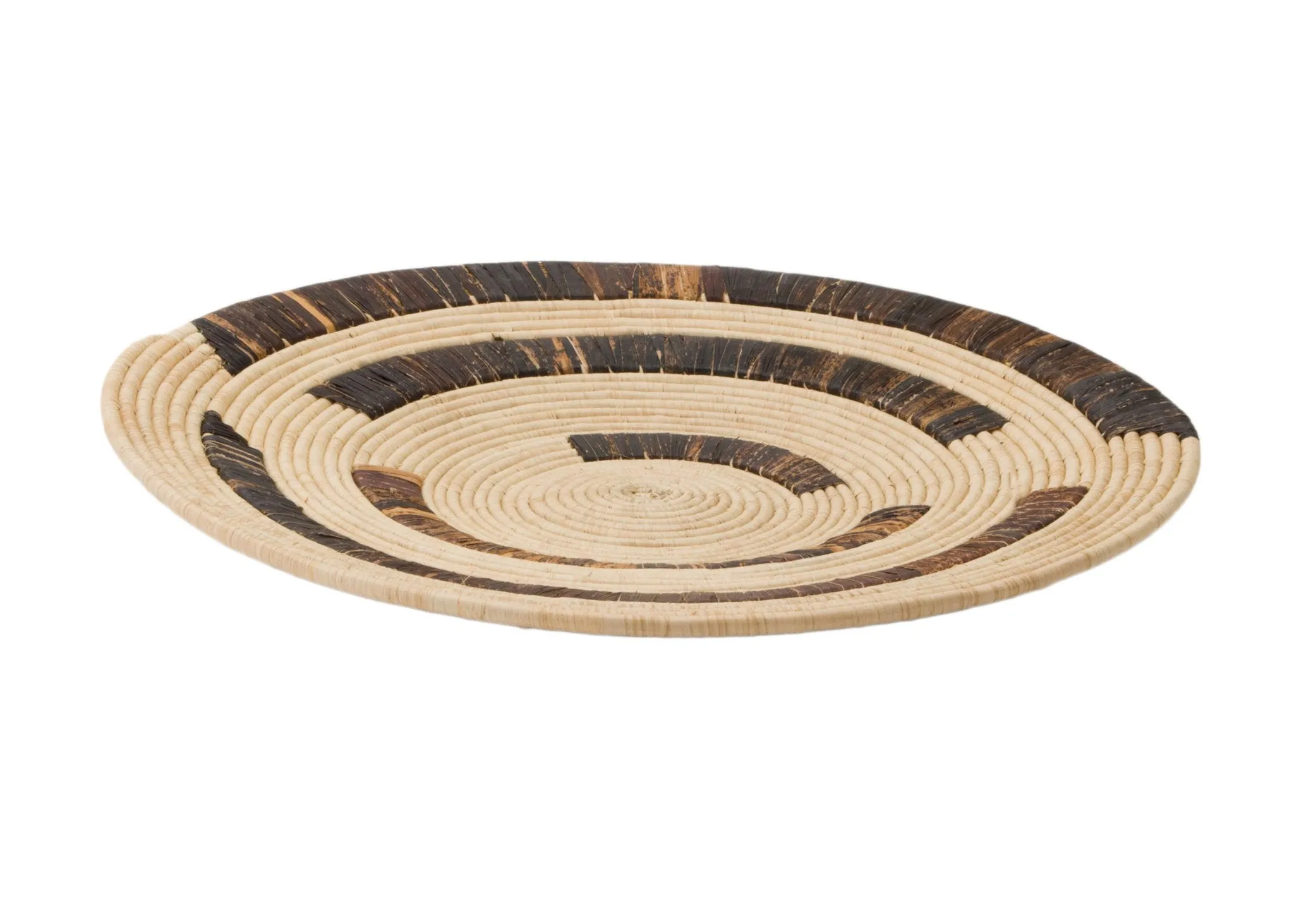 22" Natural Fibers Wall Art Plate