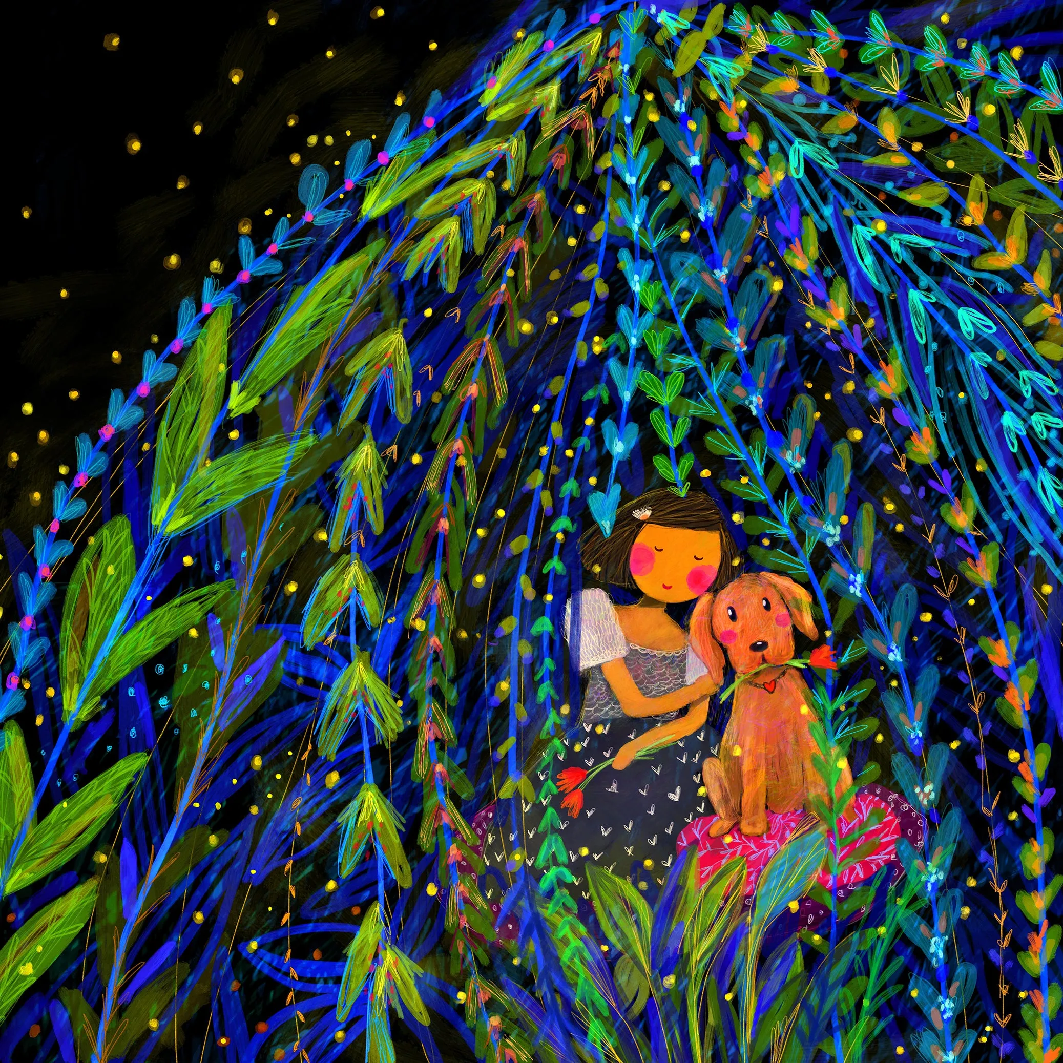 A Night With Fireflies