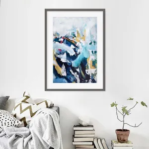 Abstract 201 Framed Art