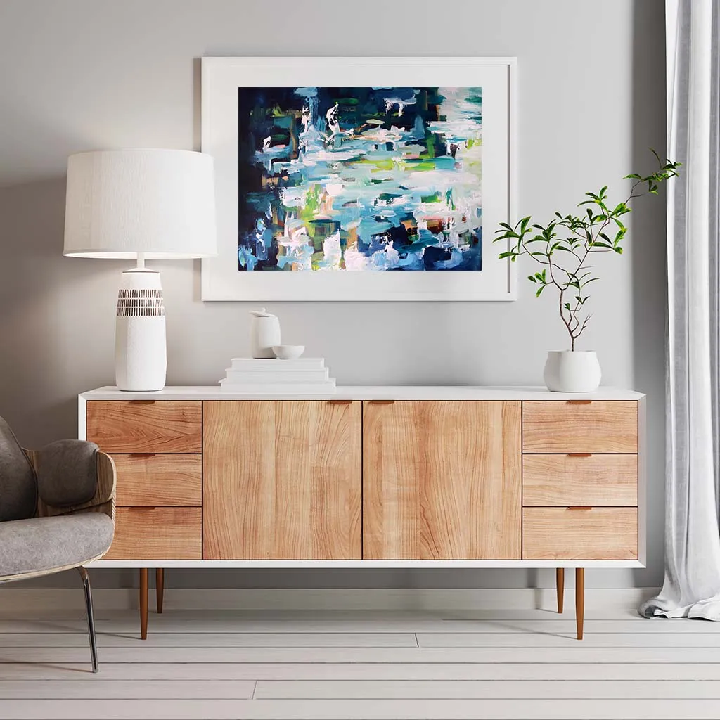 Abstract 395 Framed Art