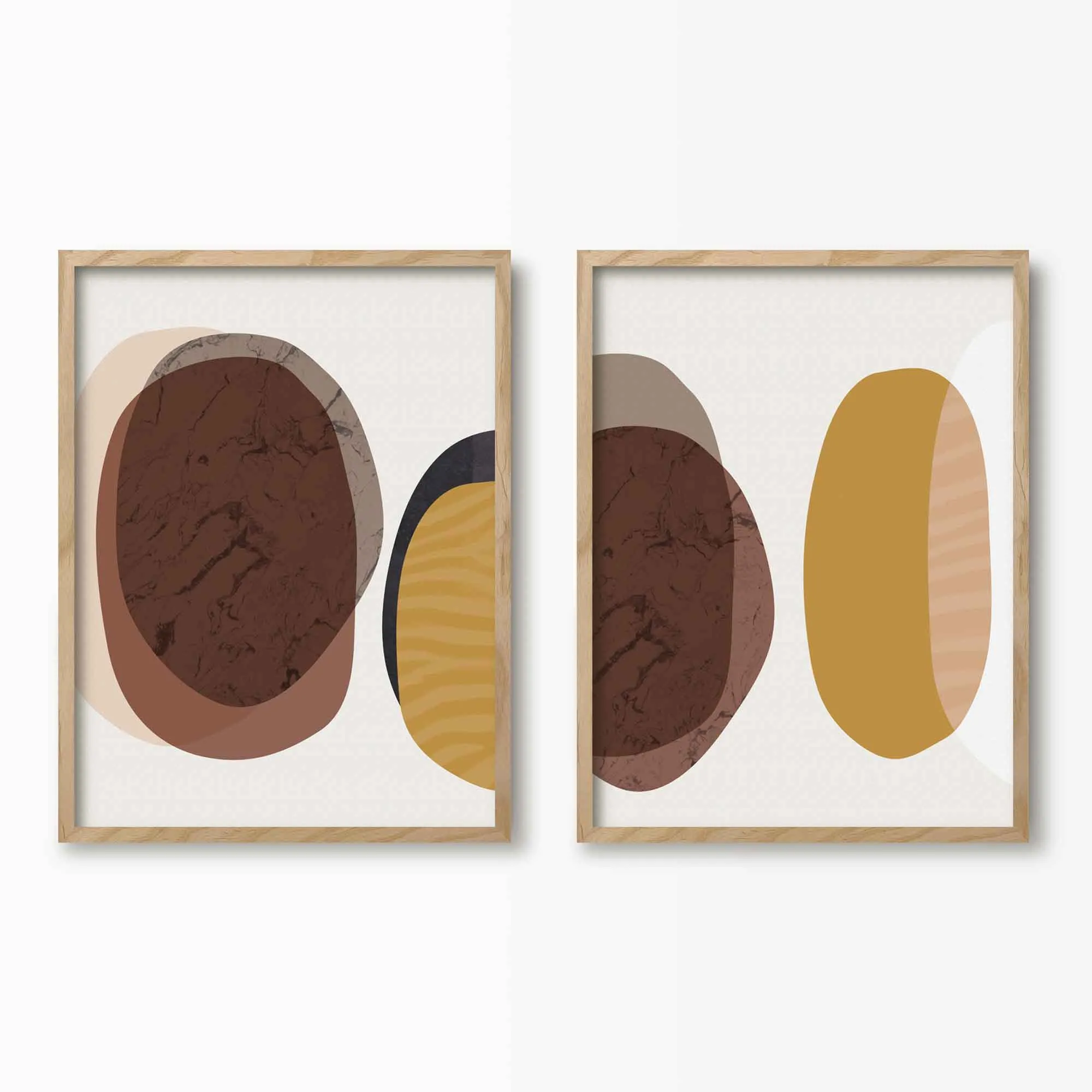Abstract Circles Wall Art Set