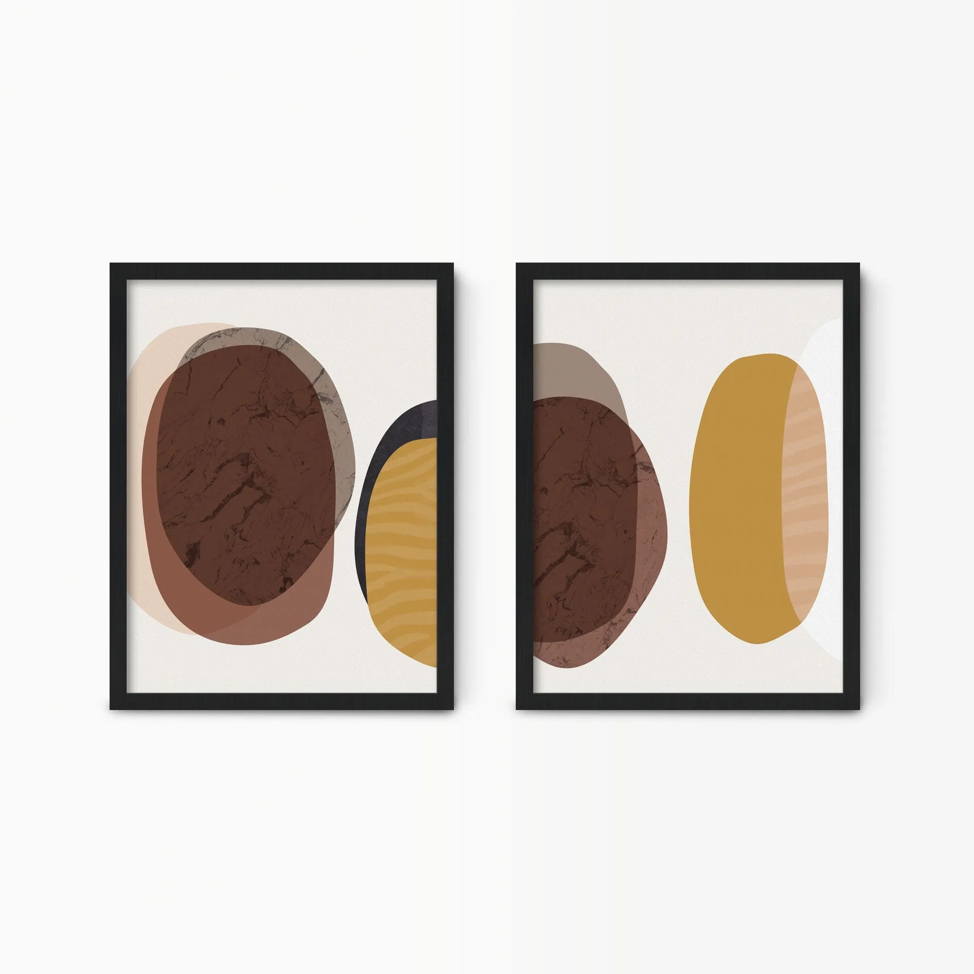 Abstract Circles Wall Art Set