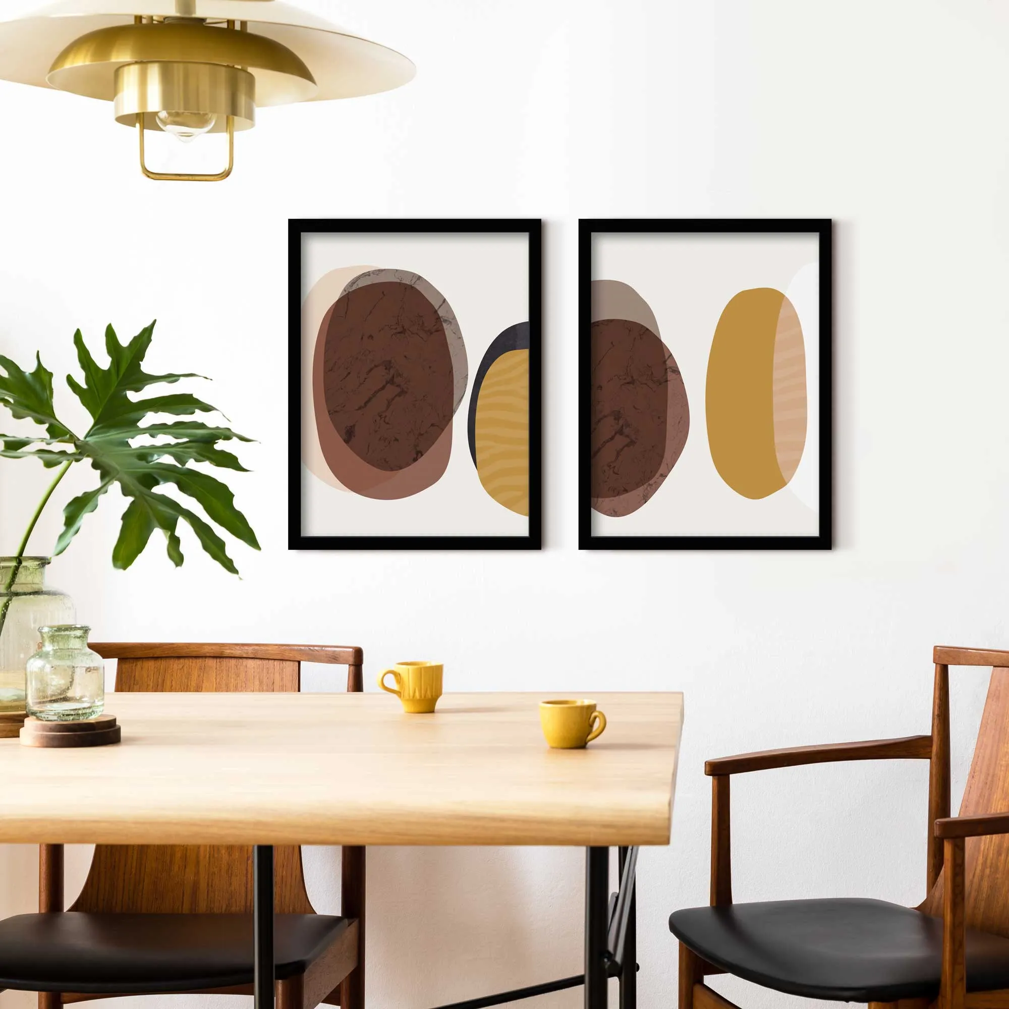Abstract Circles Wall Art Set