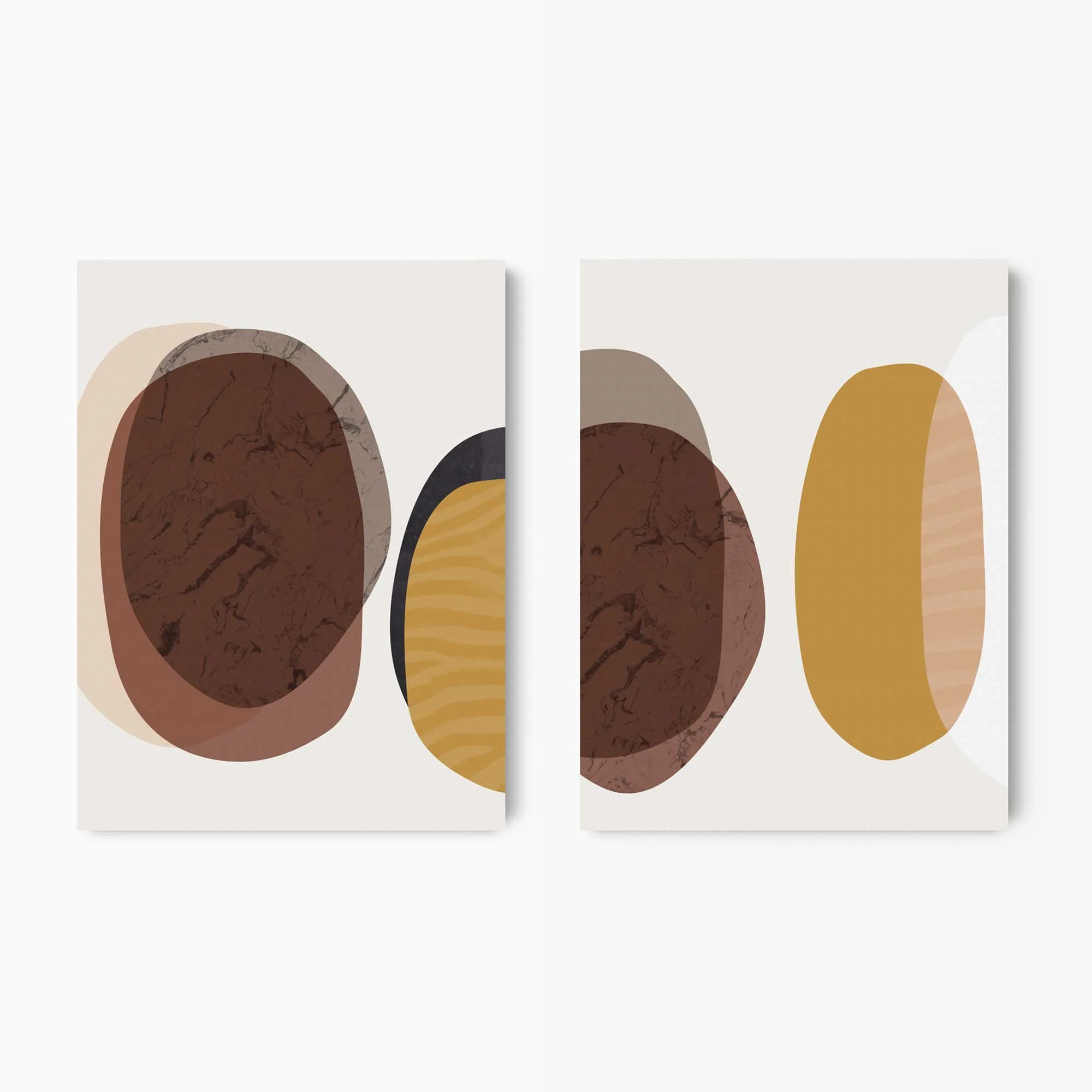 Abstract Circles Wall Art Set