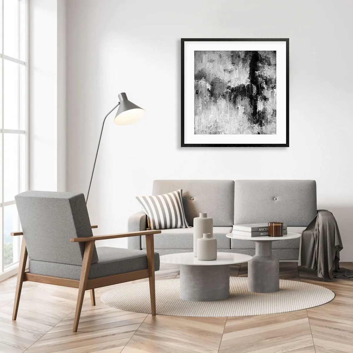 Abstract Mono I Framed Art Print