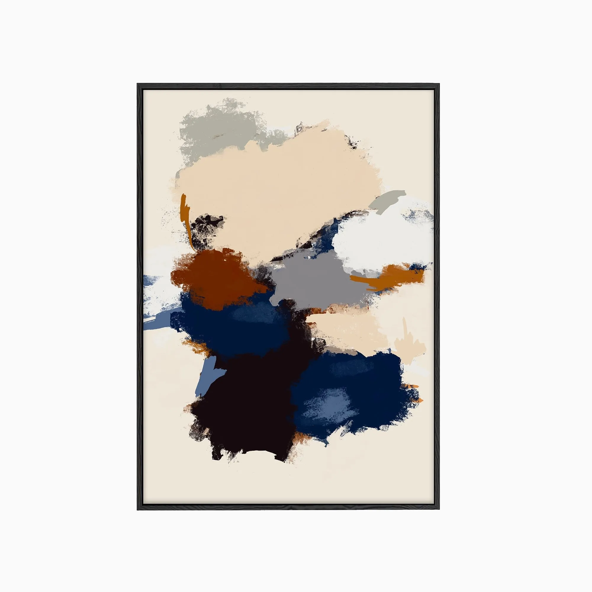 Abstract Paradigm I Framed Canvas