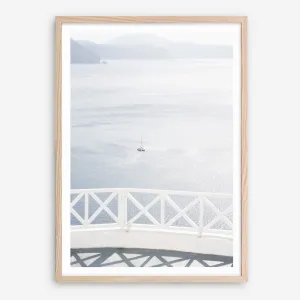 Aegean Sea View Photo Art Print