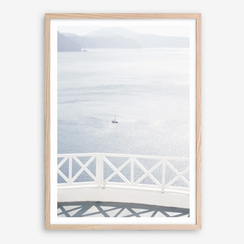 Aegean Sea View Photo Art Print