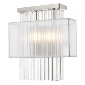 Alexis 2 Lt Brushed Nickel ADA Wall Sconce