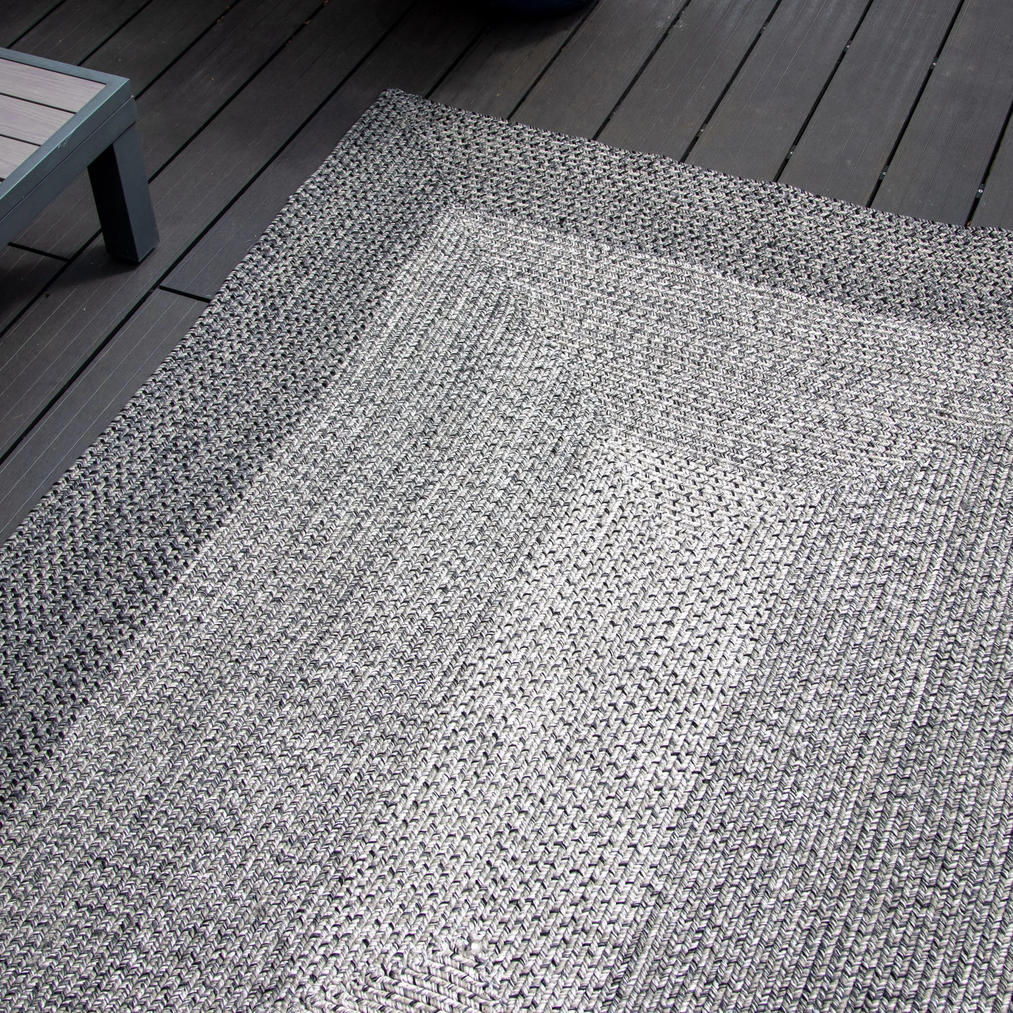 Artemis 290cm x 190cm Weatherproof Indoor and Outdoor Rug in Slate Grey