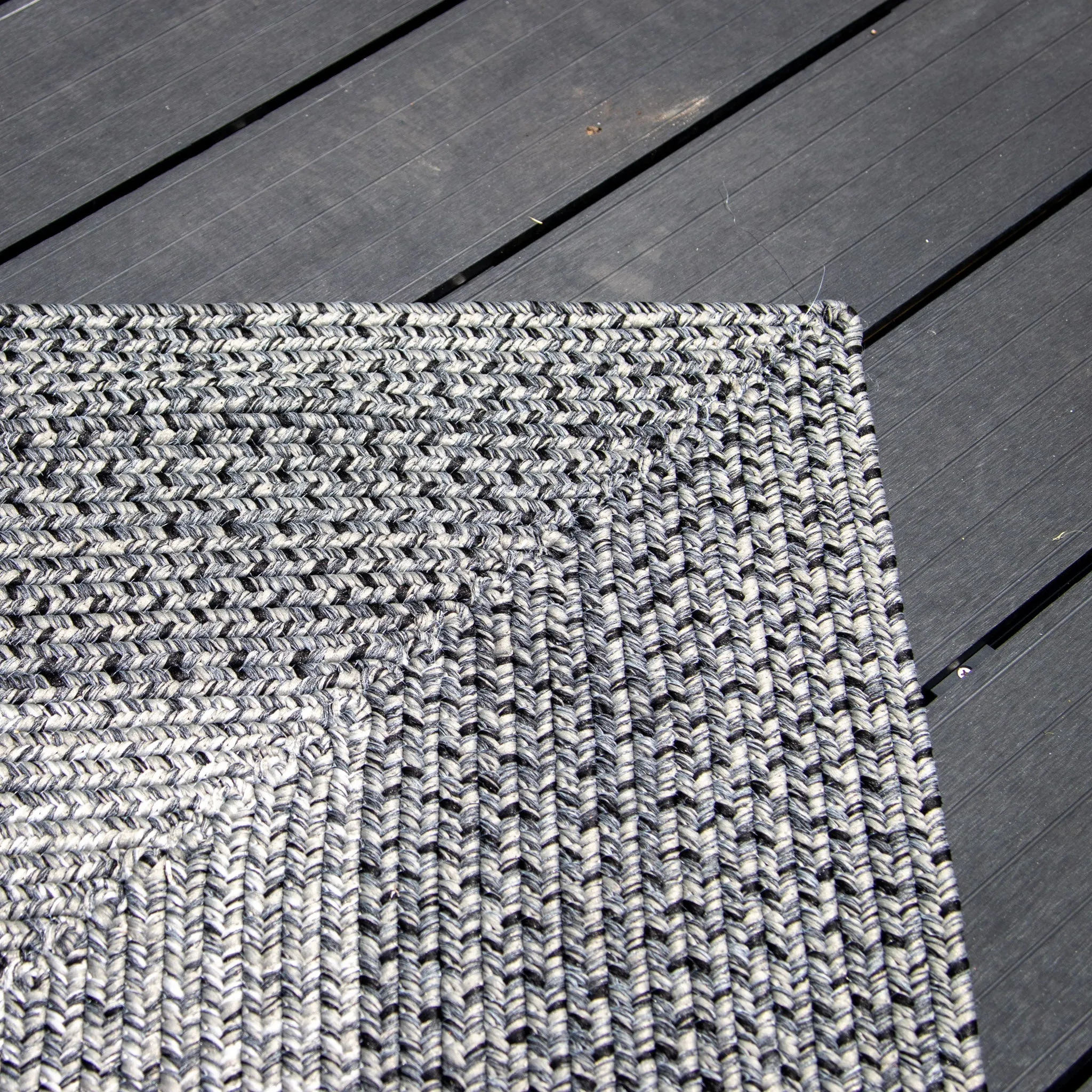 Artemis 290cm x 190cm Weatherproof Indoor and Outdoor Rug in Slate Grey