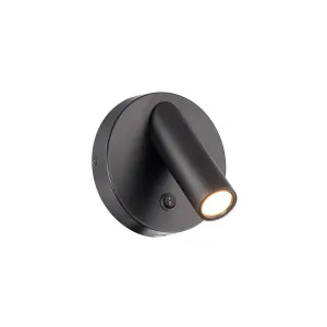 Aspire 5 in. LED Wall Sconce Black finish