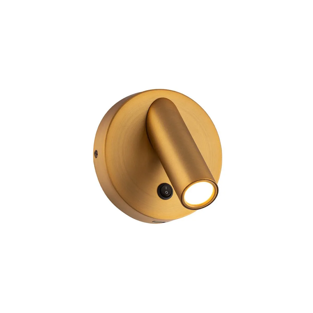 Aspire 5 in. LED Wall Sconce Brass finish
