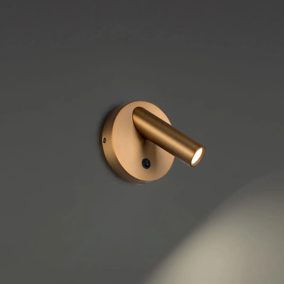 Aspire 5 in. LED Wall Sconce Brass finish