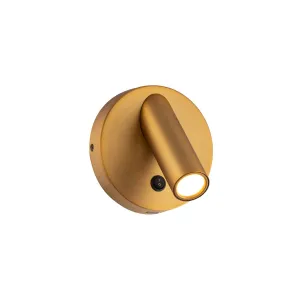 Aspire 5 in. LED Wall Sconce Brass finish