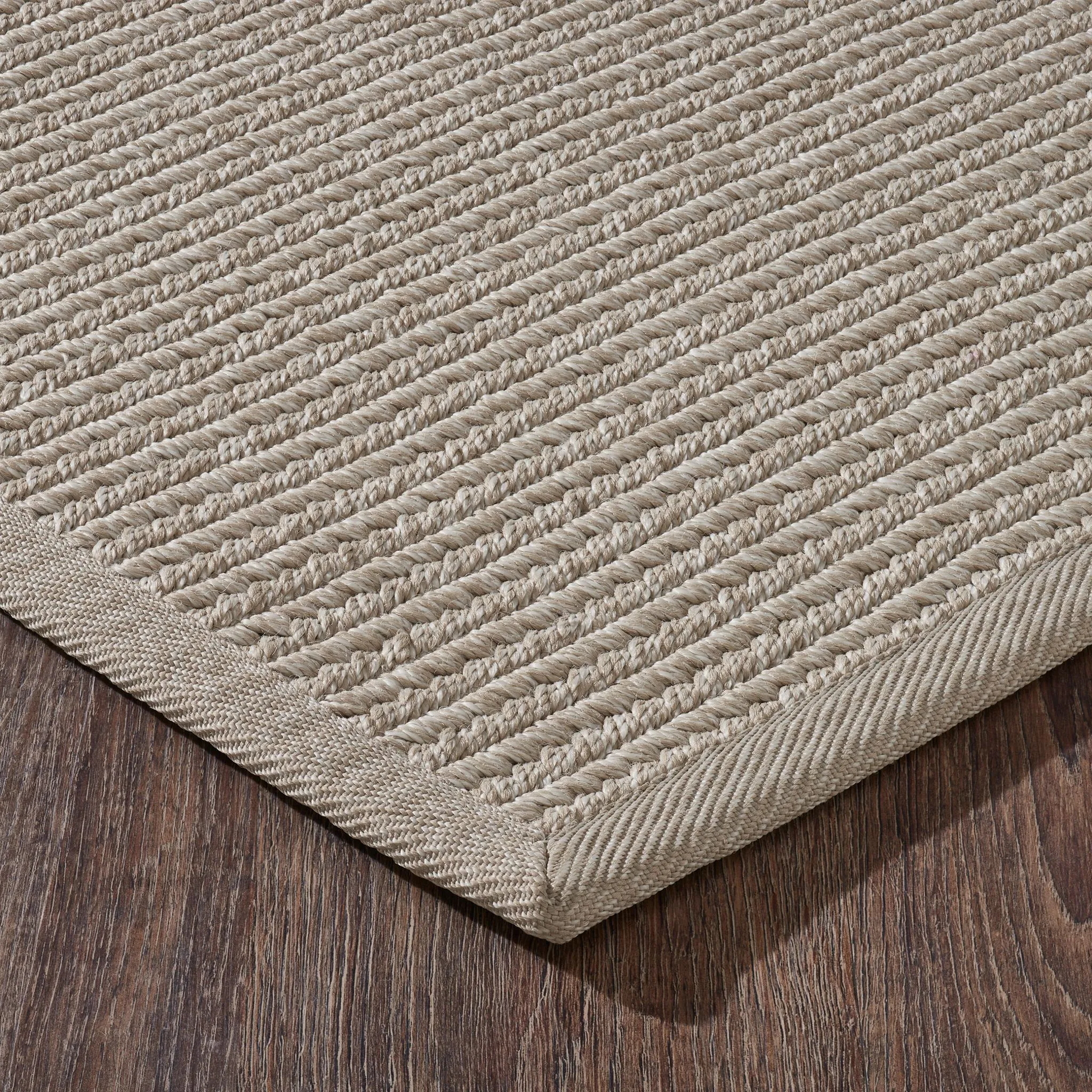 Audra Flatweave, Hand-Made Carpet, Linen