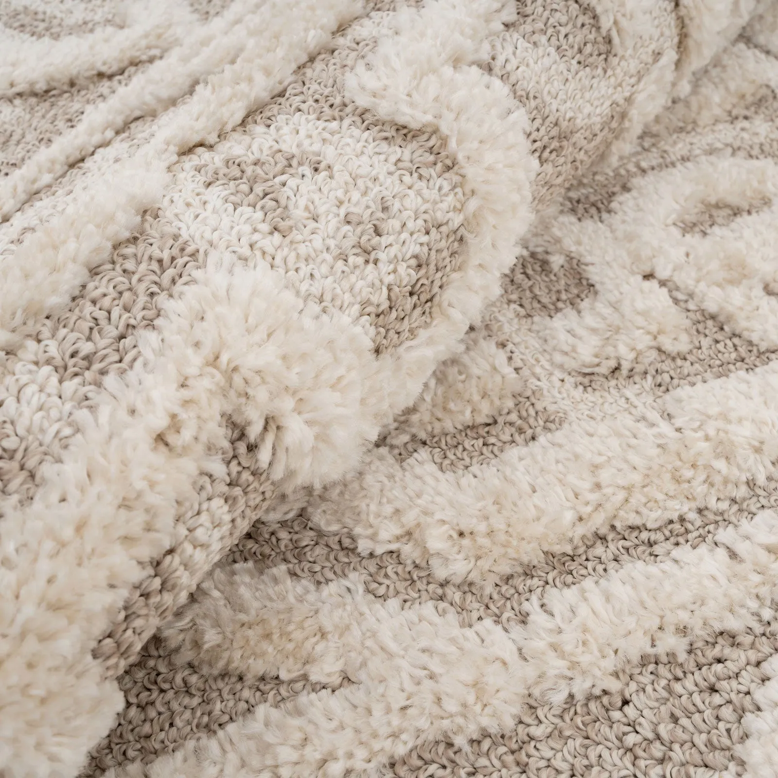 Beige White Heritage Rug - Meya
