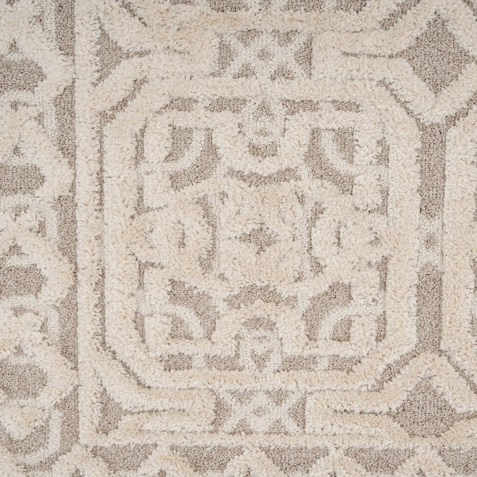 Beige White Heritage Rug - Meya