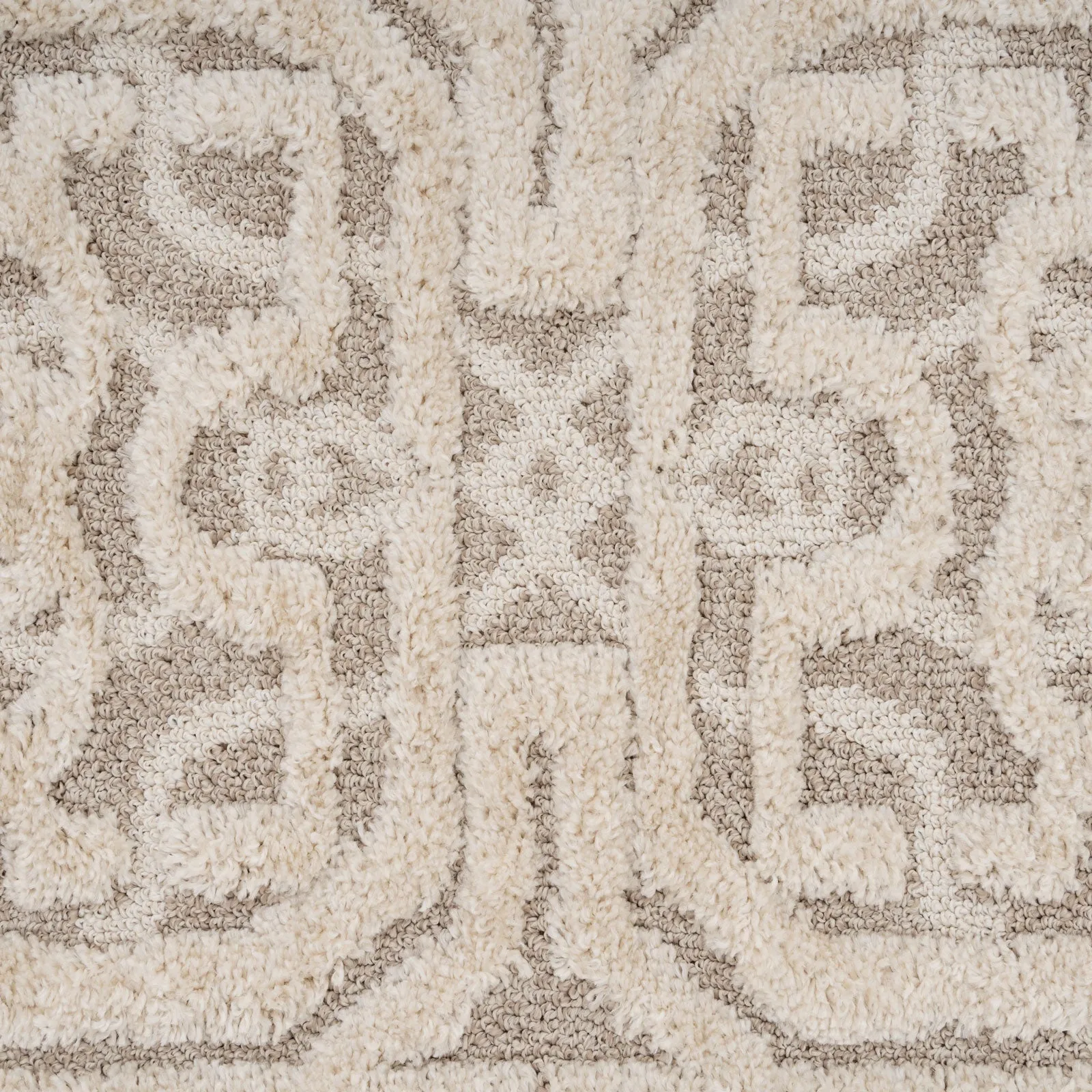 Beige White Heritage Rug - Meya