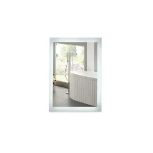 Bellaterra LED Bordered Illuminated Mirror with Bluetooth Speakers