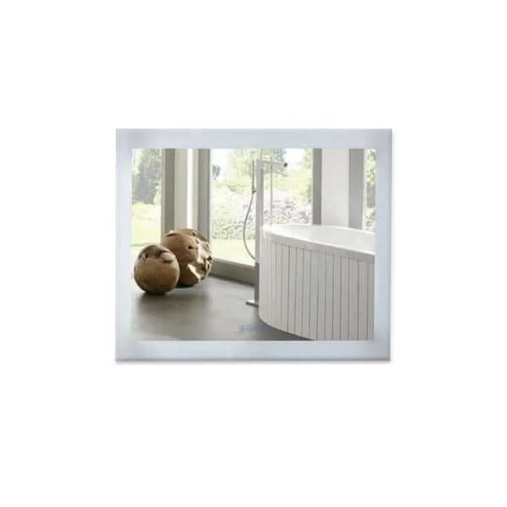 Bellaterra LED Bordered Illuminated Mirror with Bluetooth Speakers