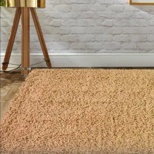 Biscuit Thick Shaggy Rug - California