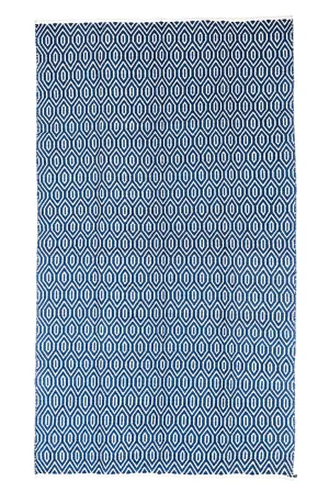 Blue Diamond Accent Rug