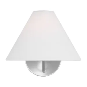 Burke 9 in. Wall Sconce Brushed Steel finish