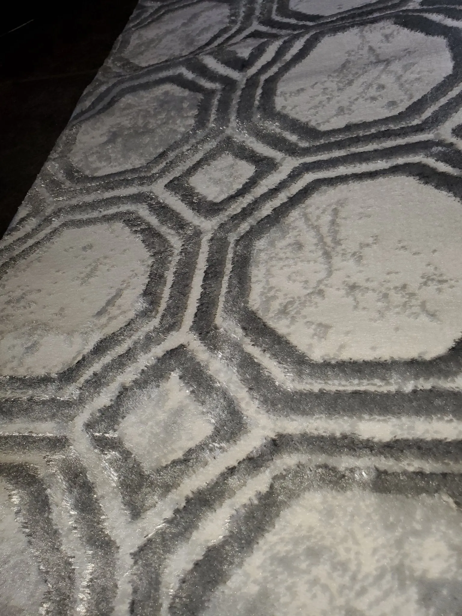 Carmel Indoor/Outdoor Rug or Runner by Art Carpet, Gray (2' x 7' runner 60cm x 213cm)