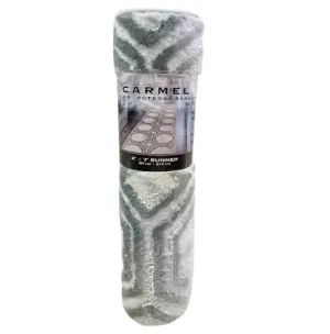 Carmel Indoor/Outdoor Rug or Runner by Art Carpet, Gray (2' x 7' runner 60cm x 213cm)