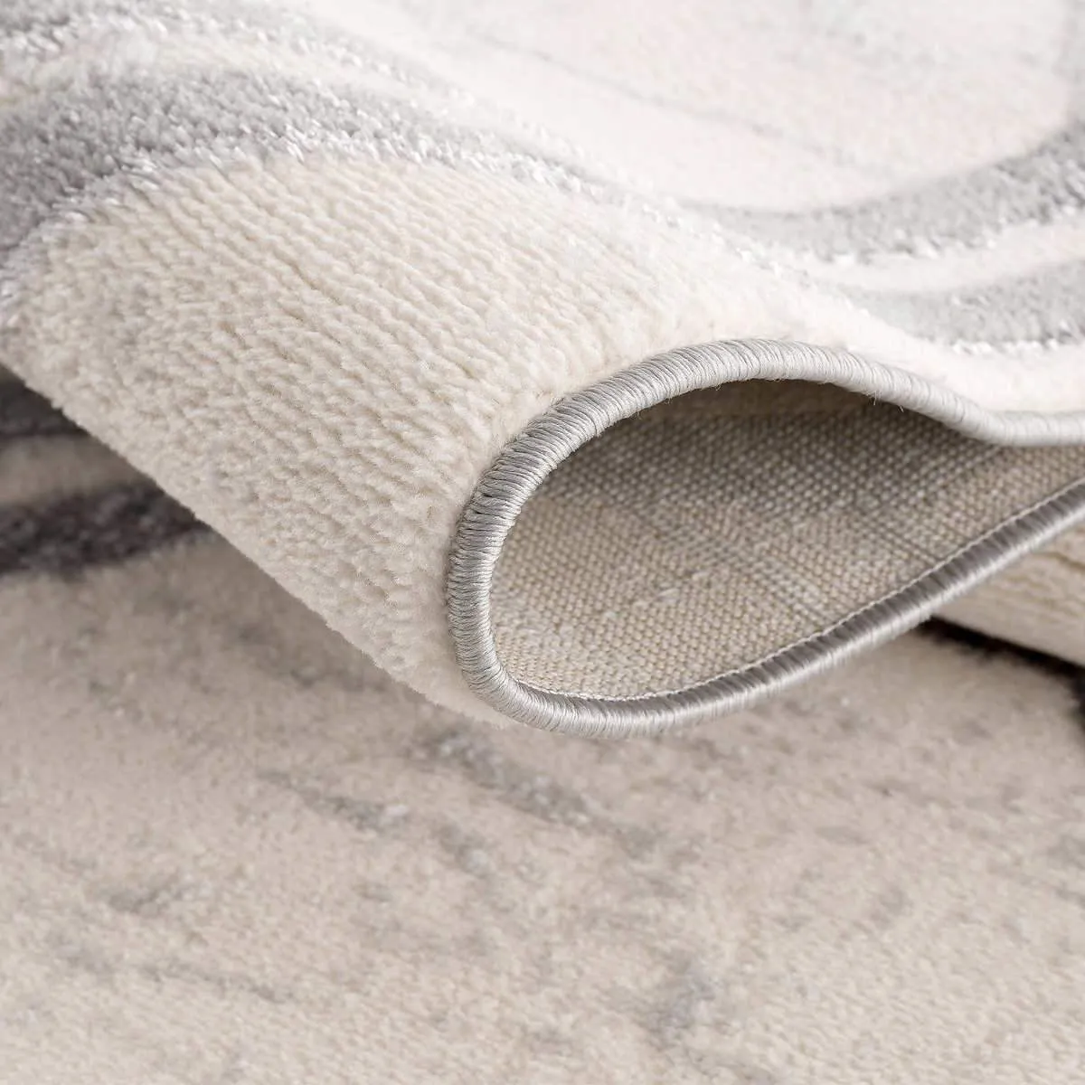 Carmel Indoor/Outdoor Rug or Runner by Art Carpet, Gray (2' x 7' runner 60cm x 213cm)