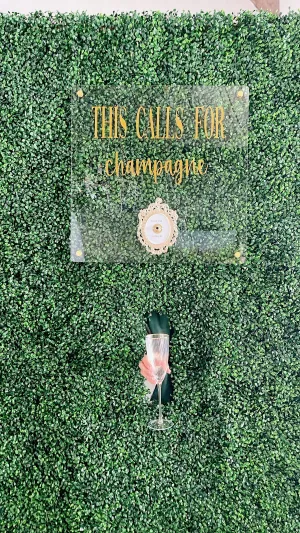 Champagne Wall