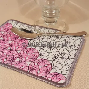 Cherry Blossom Sashiko Mug Rugs