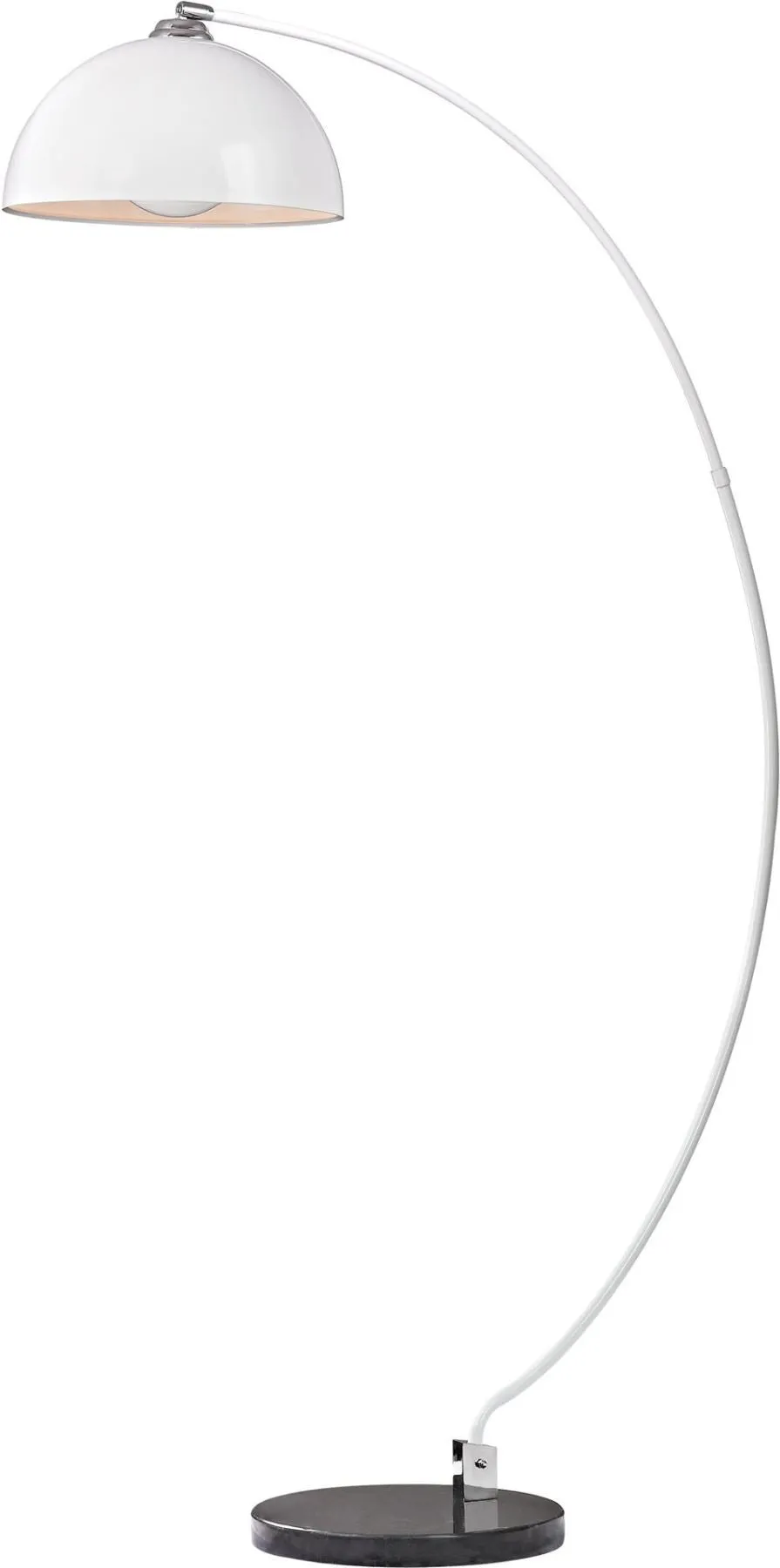 Cityscape Adjustable Floor Lamp In White and Black