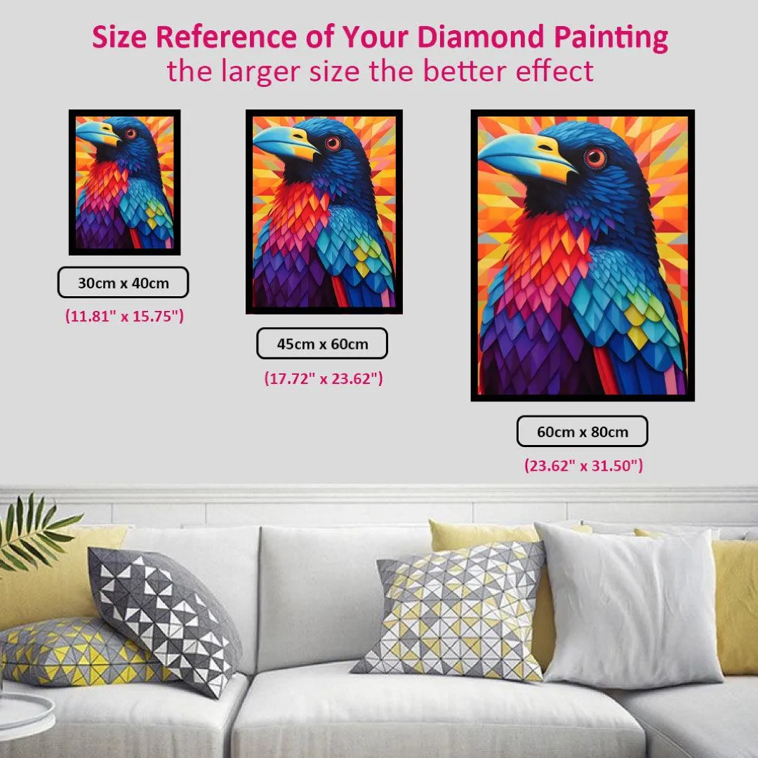 Colorful Raven