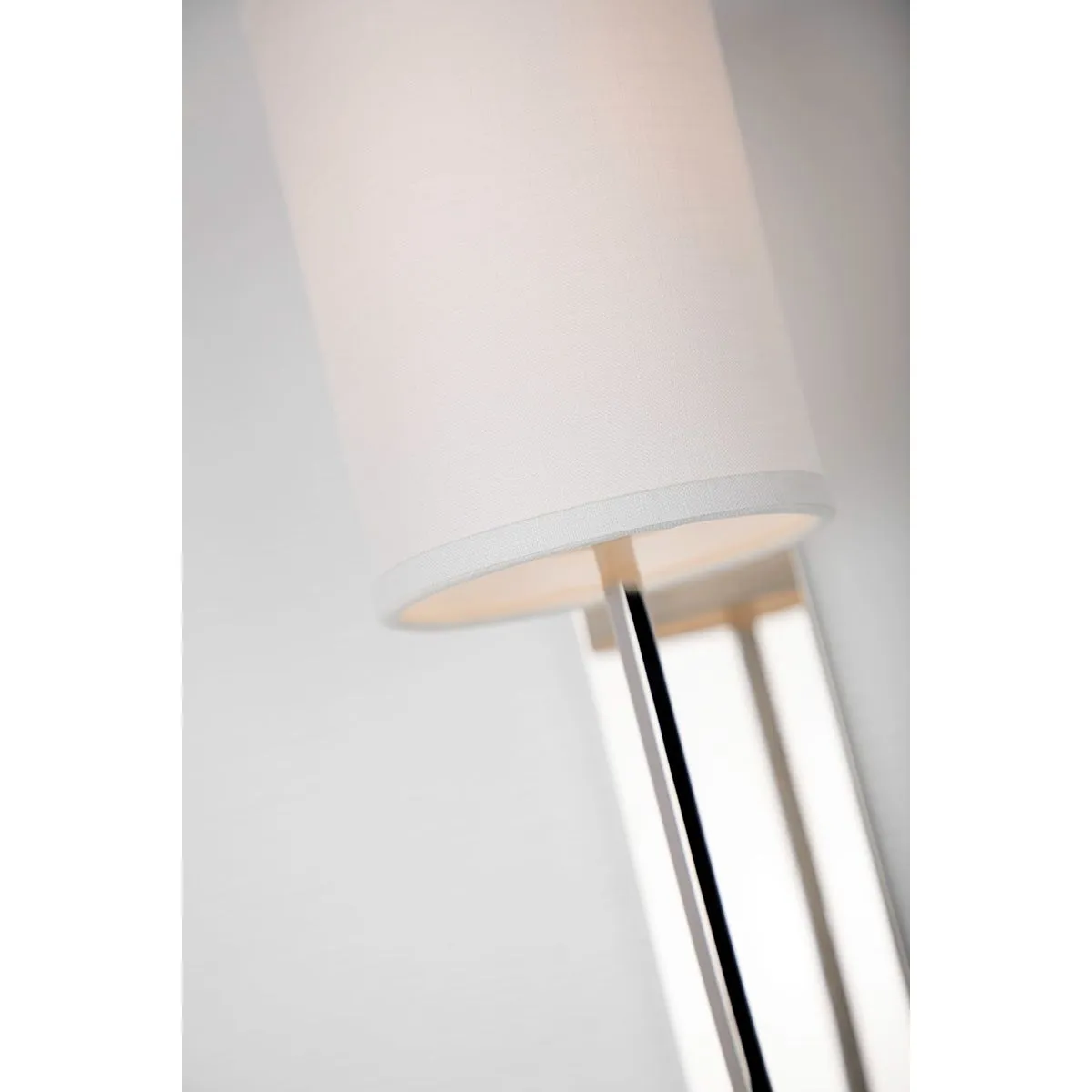 Colton 17 in. Armed Sconce Polished Nickel finish