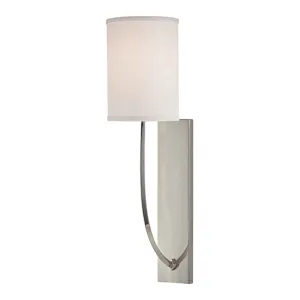 Colton 17 in. Armed Sconce Polished Nickel finish