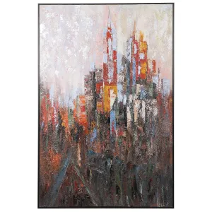 CONCRETE JUNGLE HAND PAINTED CANVAS