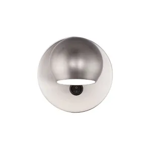 Duplex 5 in. LED Armed Sconce Brushed Nickel finish