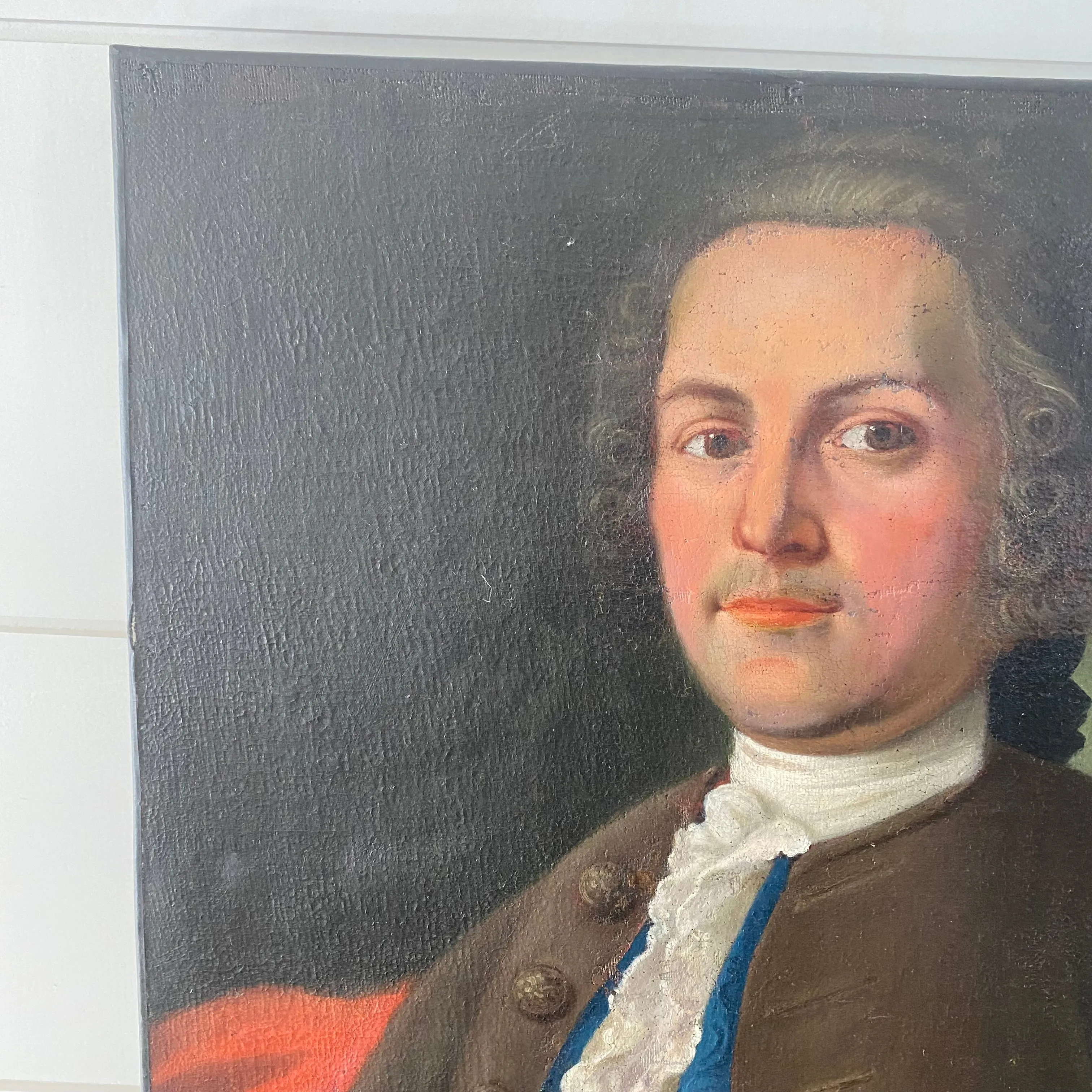 Dutch Oil Portrait Painting of a Gentlemen dated 1823