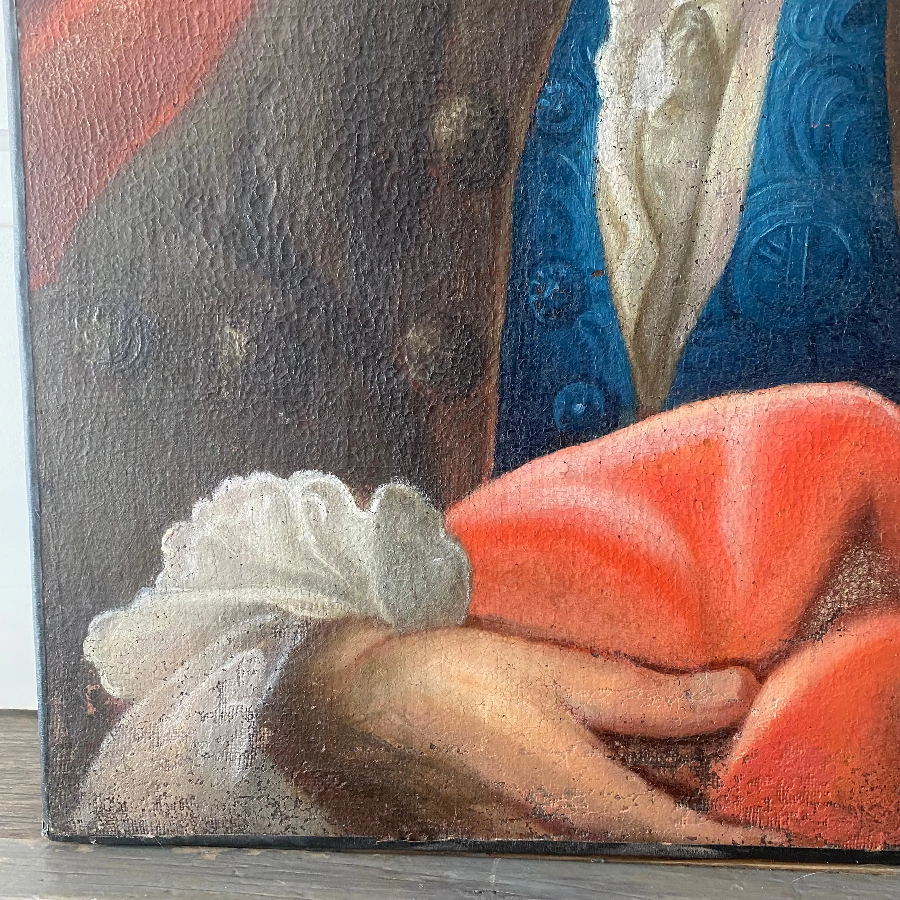 Dutch Oil Portrait Painting of a Gentlemen dated 1823