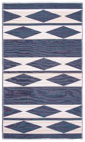 Eco Friendly Outdoor Rug - Cairo Black & Tan