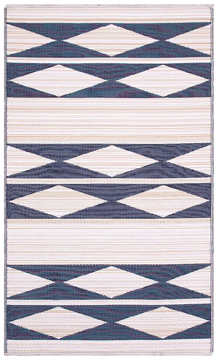 Eco Friendly Outdoor Rug - Cairo Black & Tan