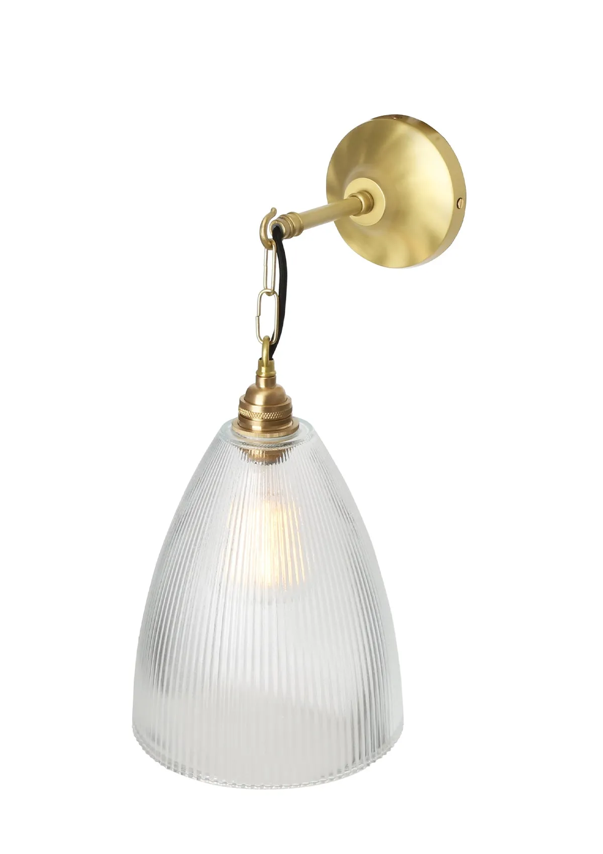 Fend Vintage Prismatic Glass Wall Light