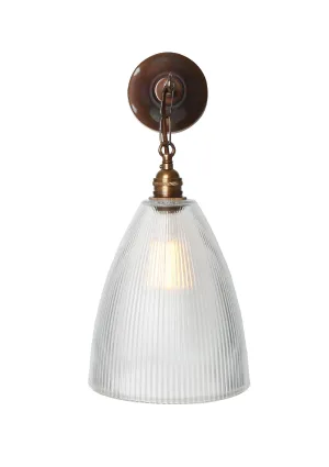 Fend Vintage Prismatic Glass Wall Light
