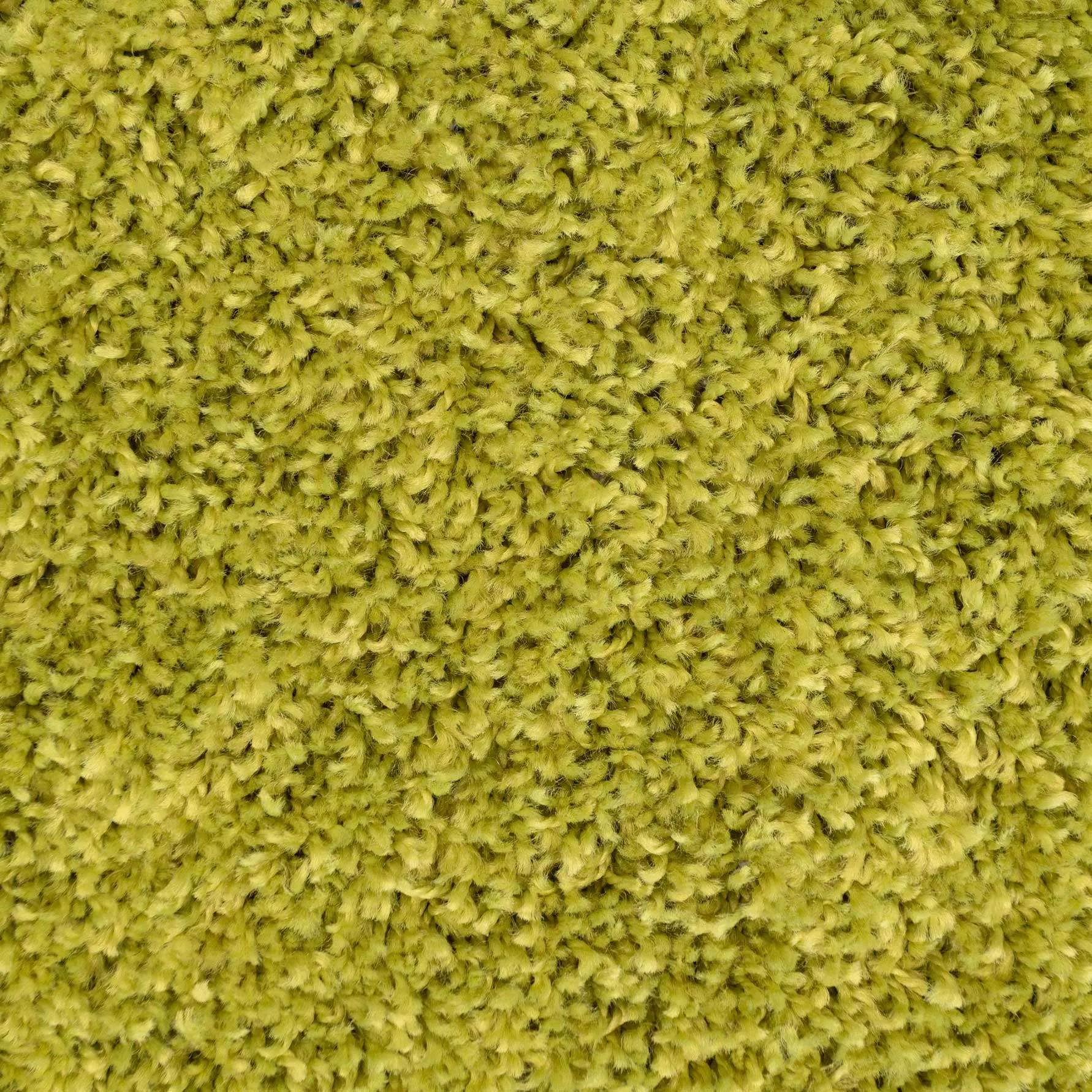 Fern Green Shaggy Circle Rug