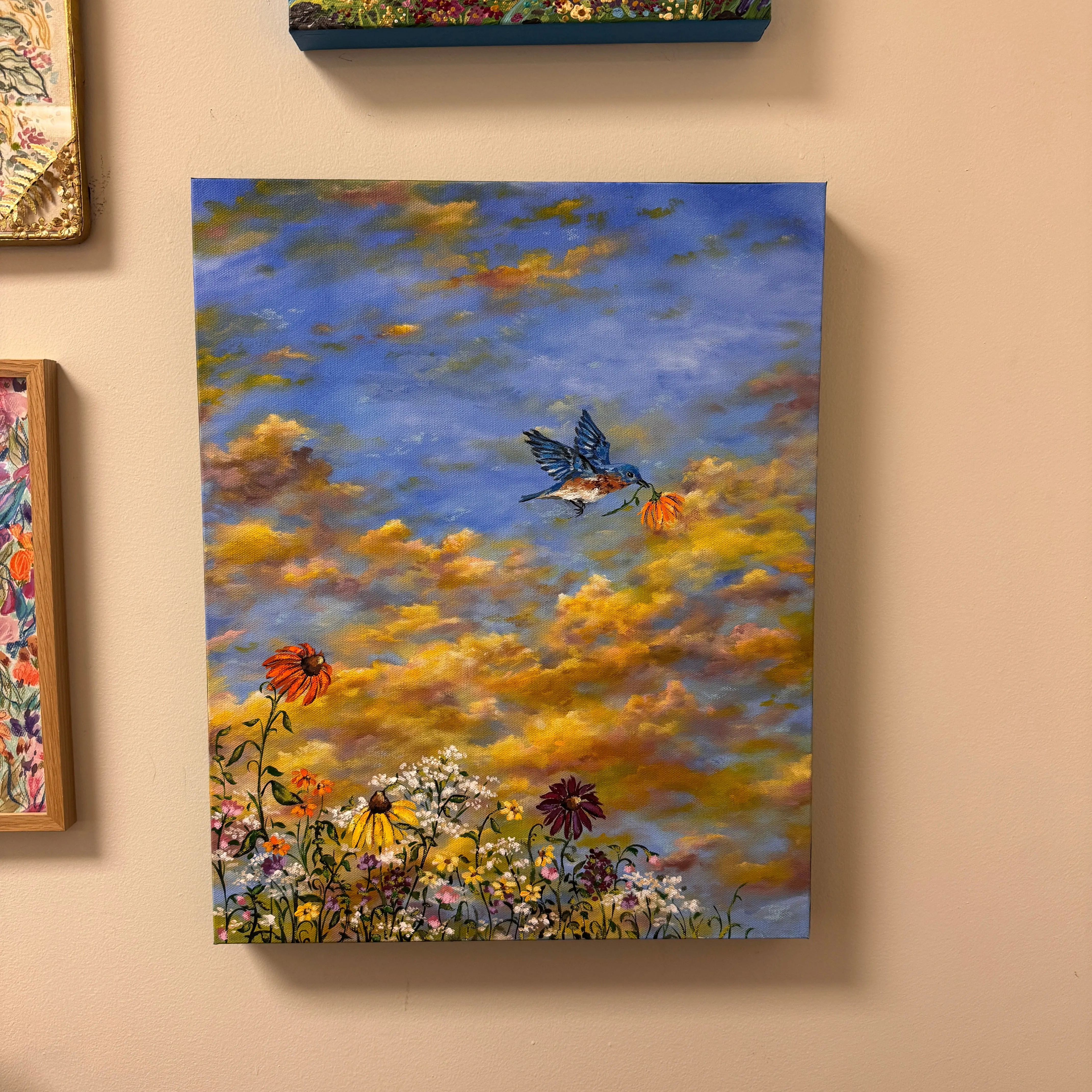 Floral Original Painted Canvas No. 12