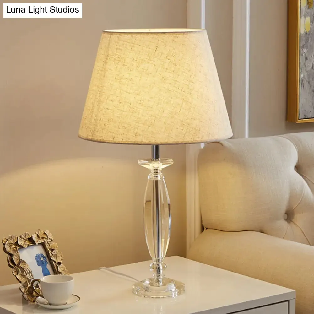 Francesca - White/Flaxen/Coffee Table Lamp