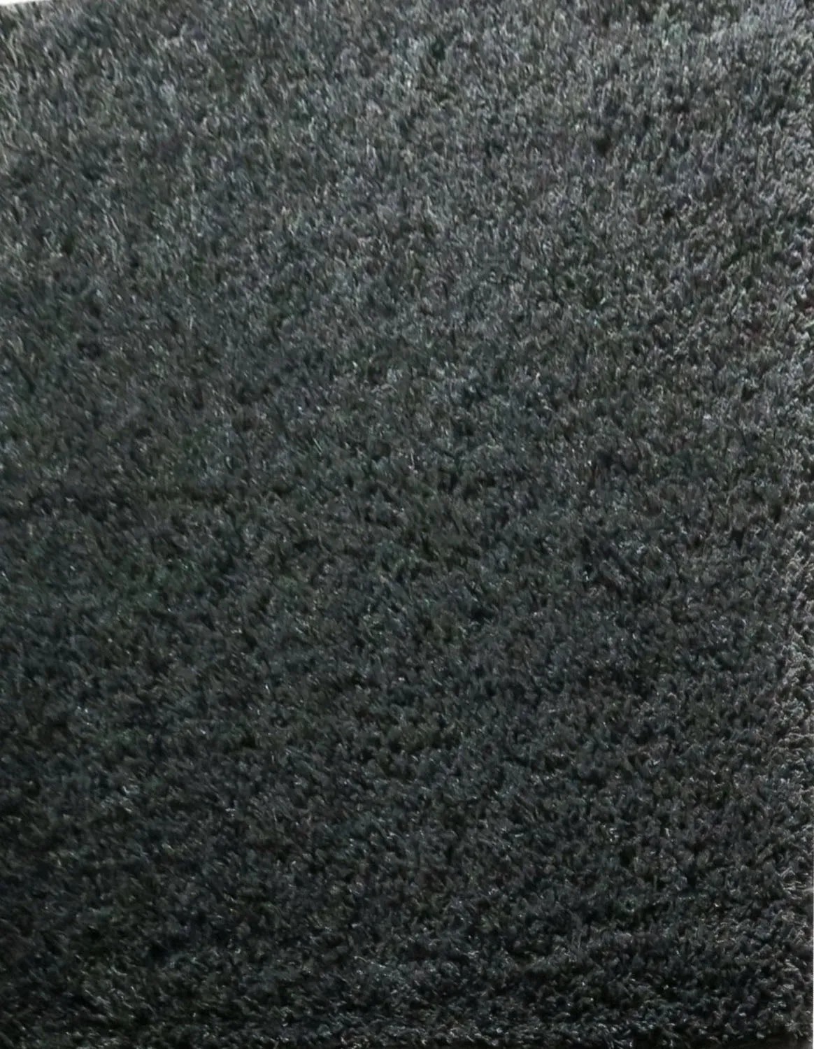 Glamour Shaggy Grey Rug with Silver Tip Fibres-120x170cm