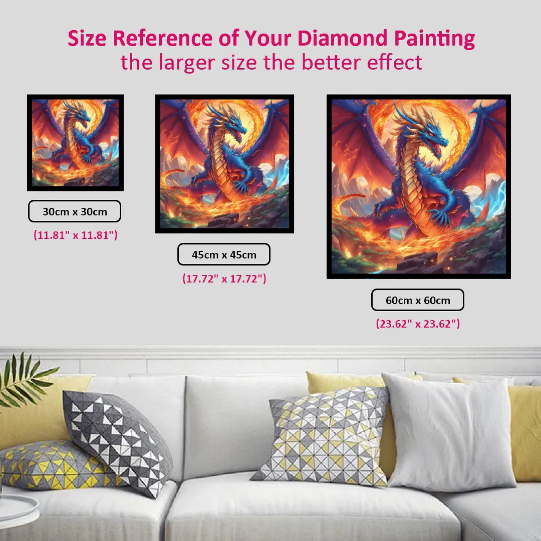 Golden Blue Dragon